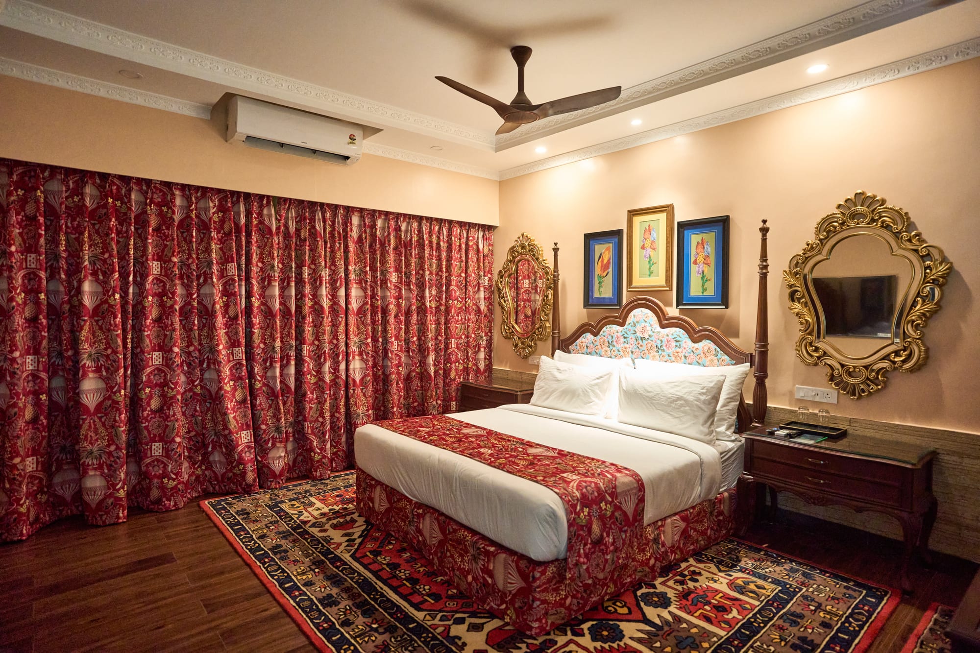A Premium Room's living space
