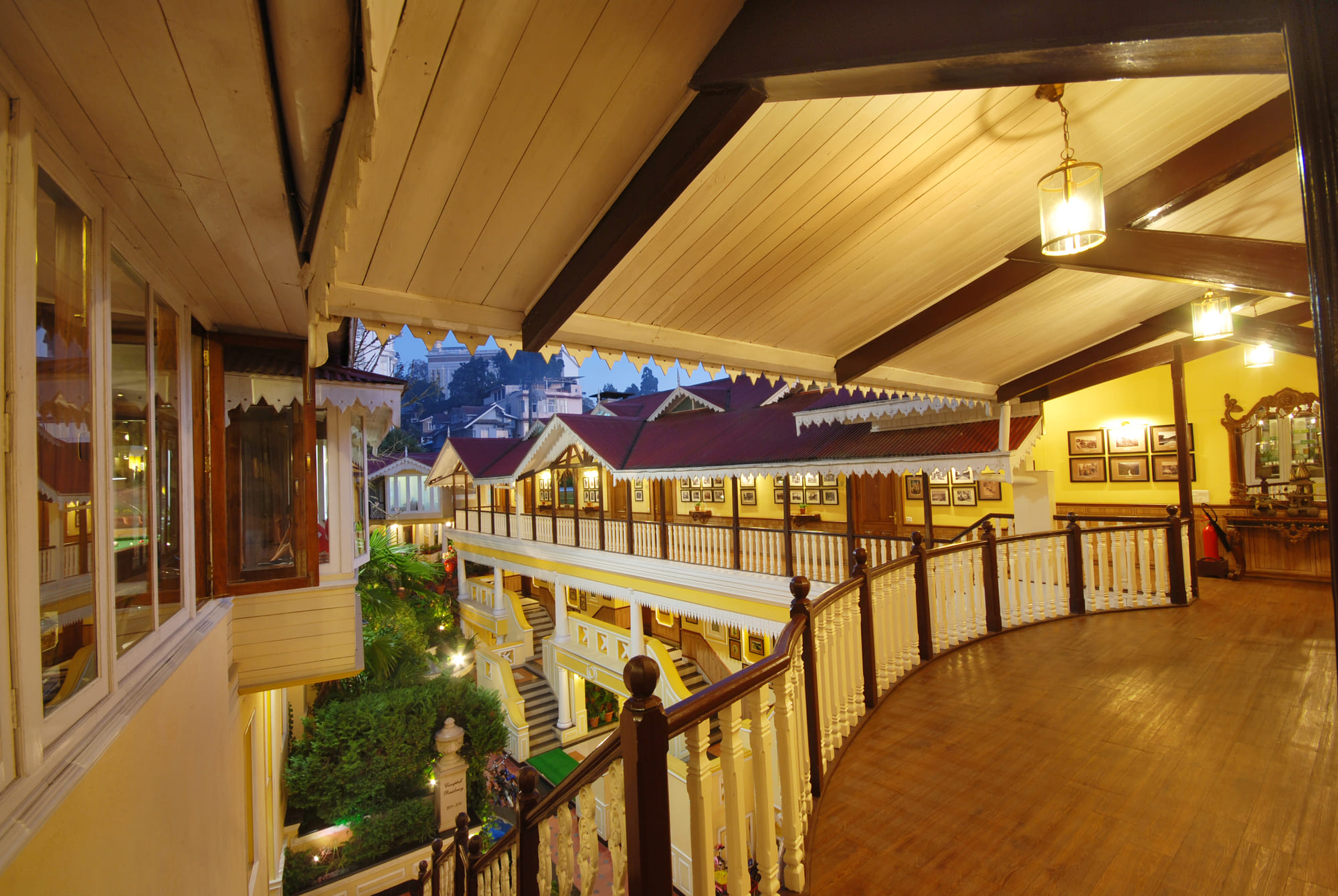 The resort grounds