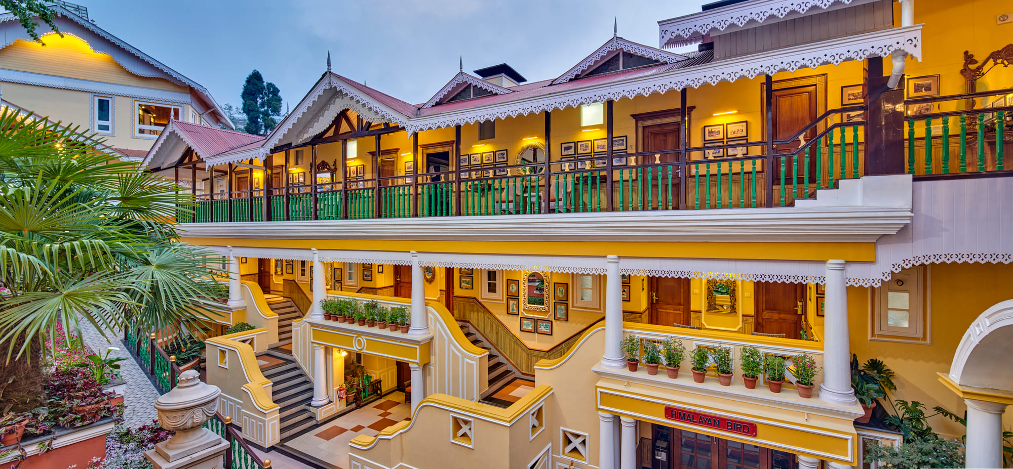 The courtyard