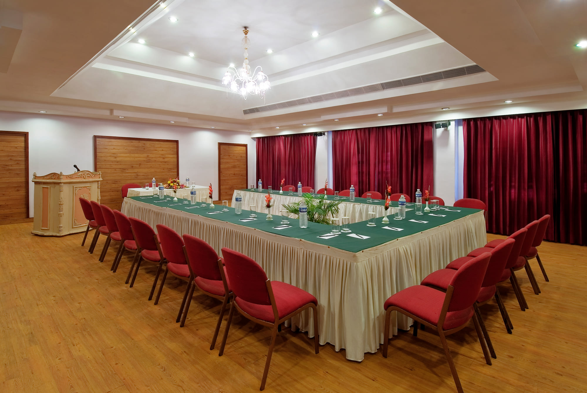 The conference hall