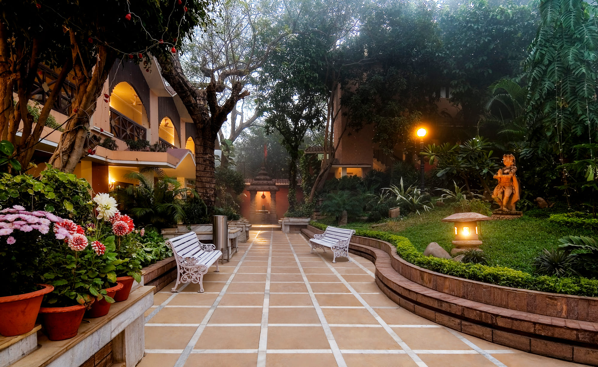 The garden walk