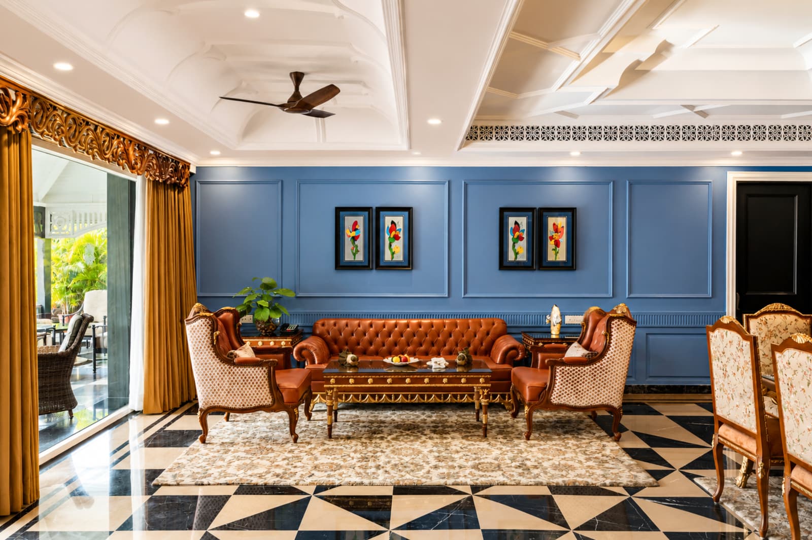 The Presidential Villa, sitting room