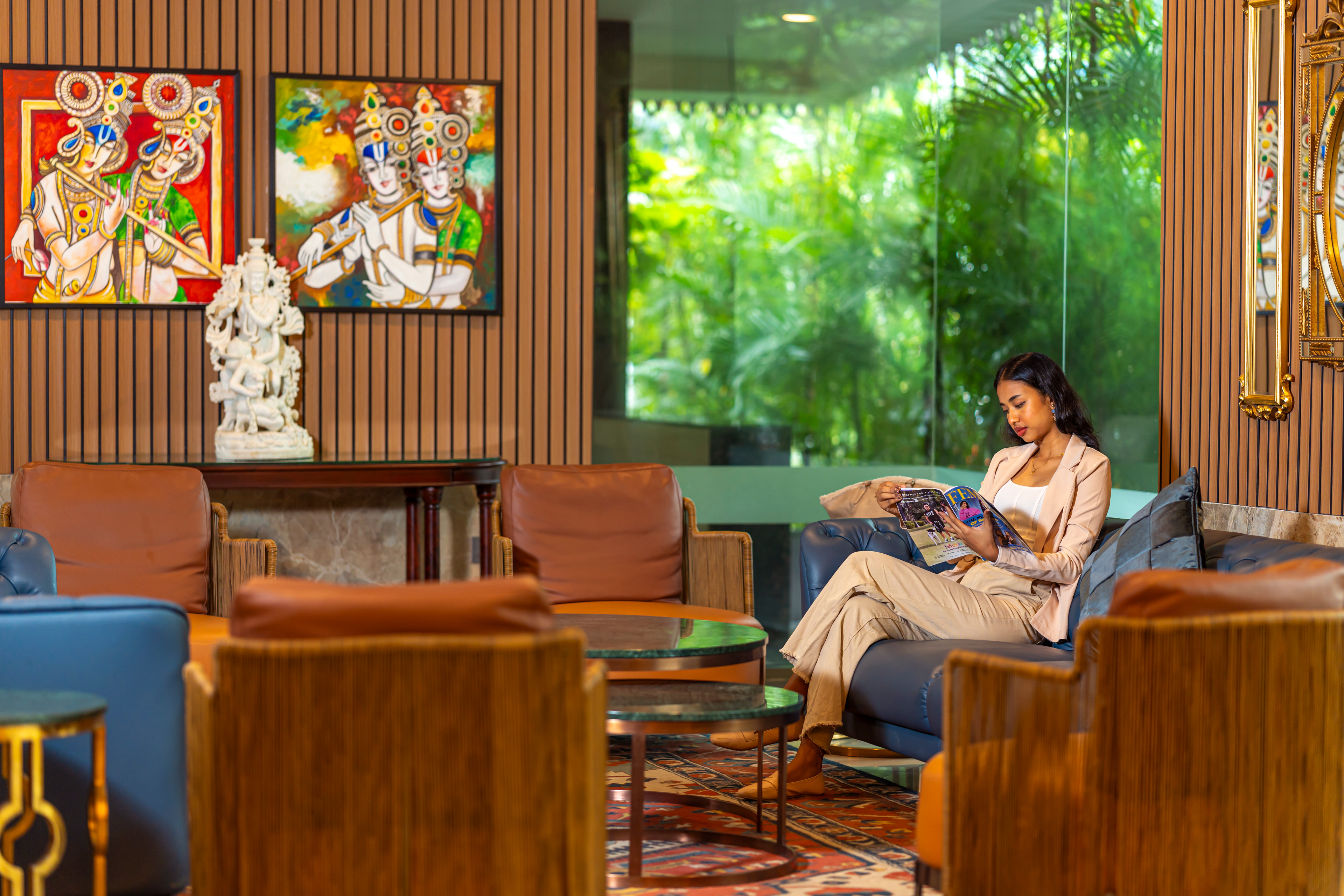 The lobby