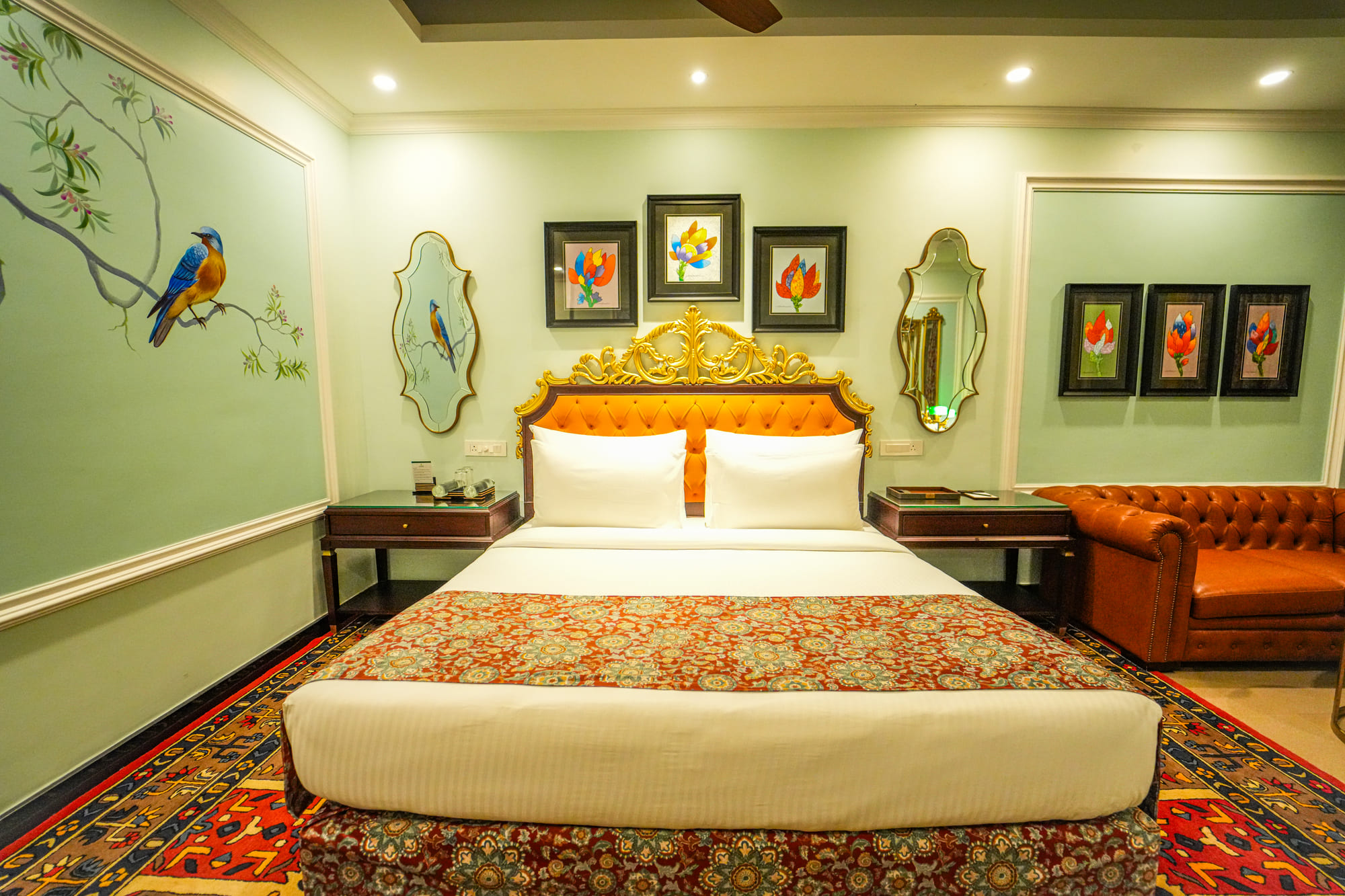 A Deluxe Room's interior