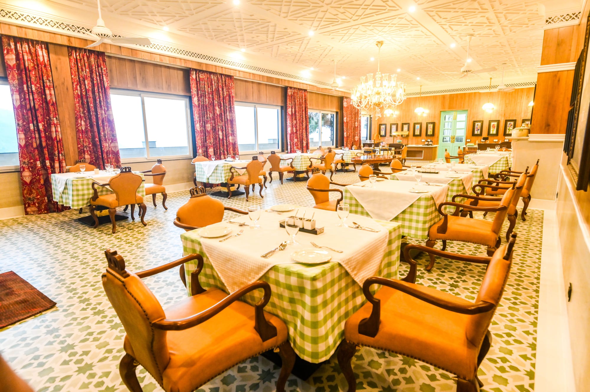 The Manor's interiors