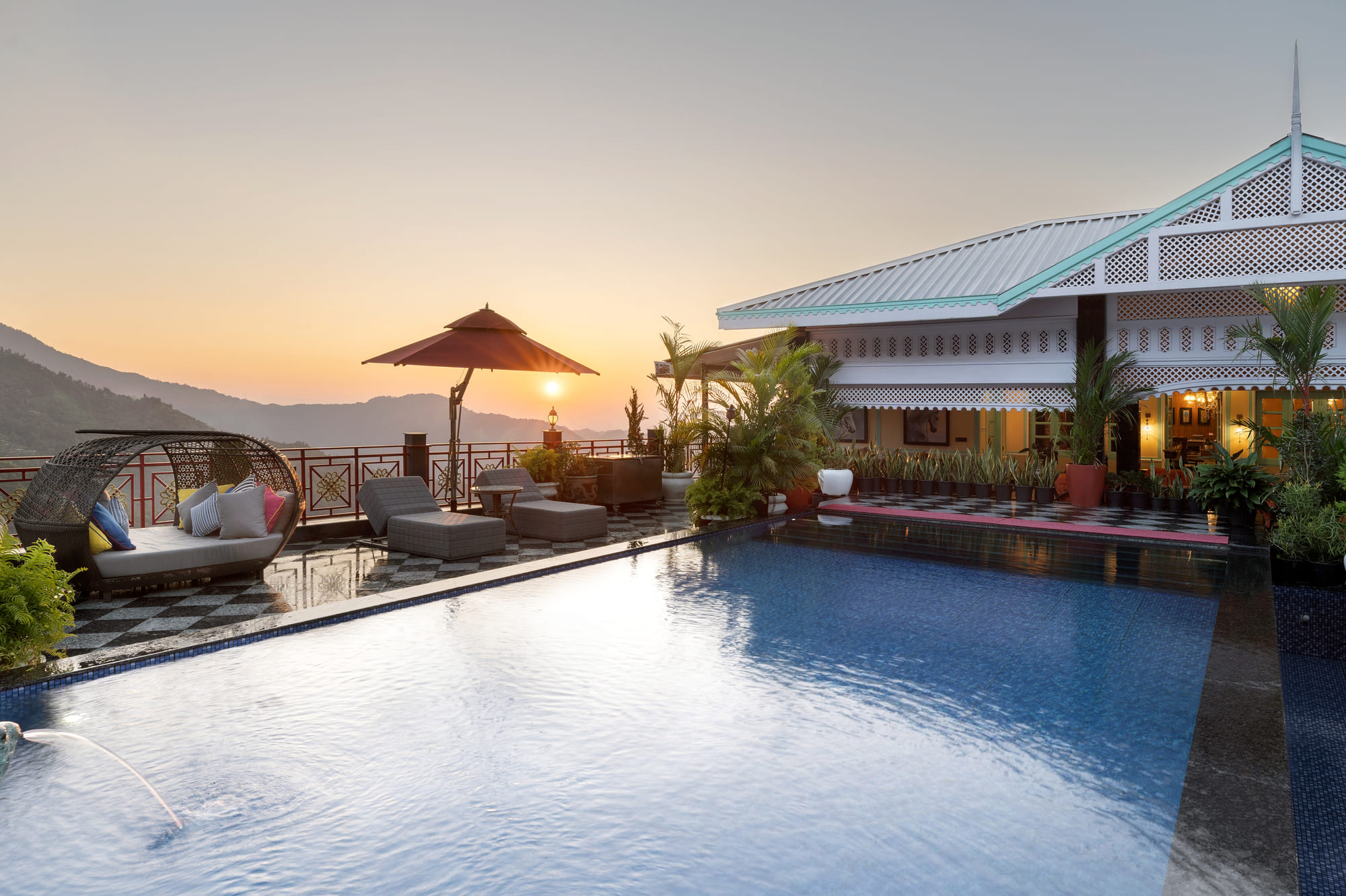A Heated Pool in the Hills