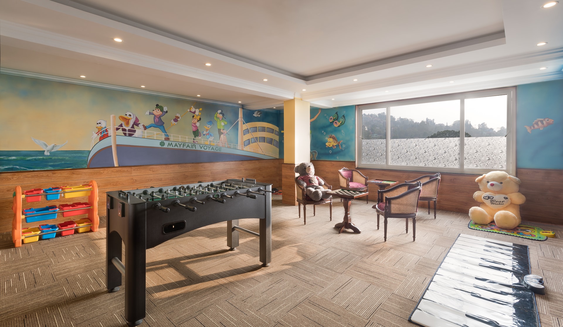 The games room