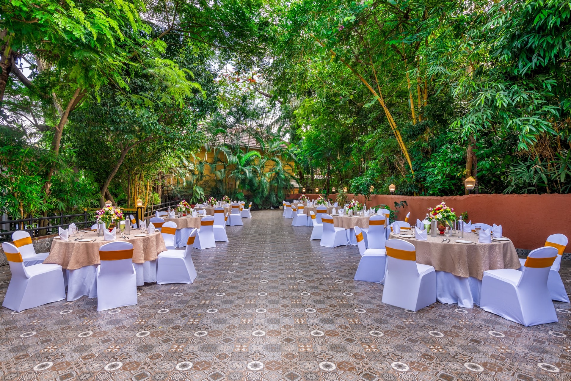 gazebo outside banquet- Mayfair Lagoon, Bhubaneswar