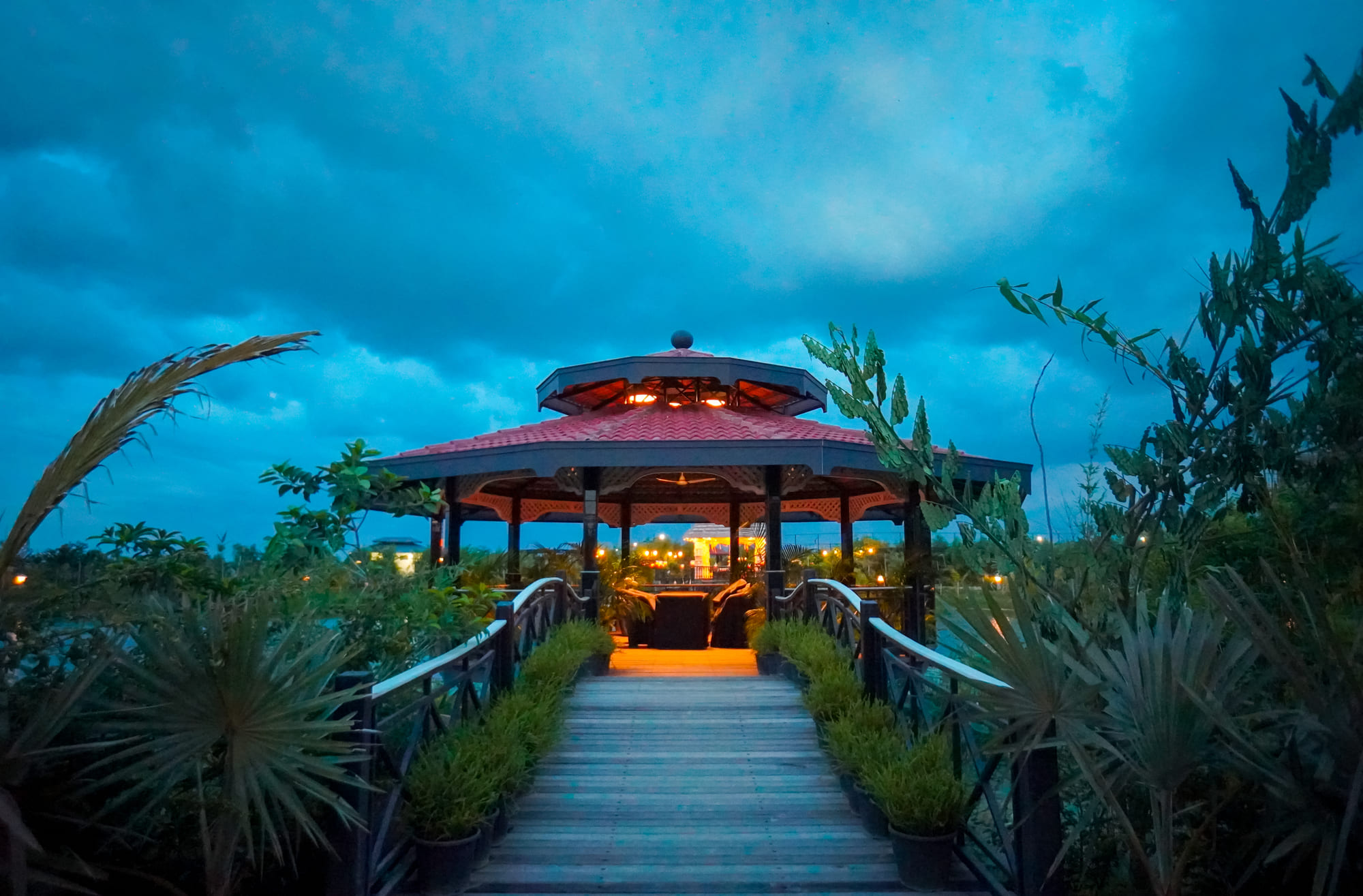 The Yoga Deck on the Pond